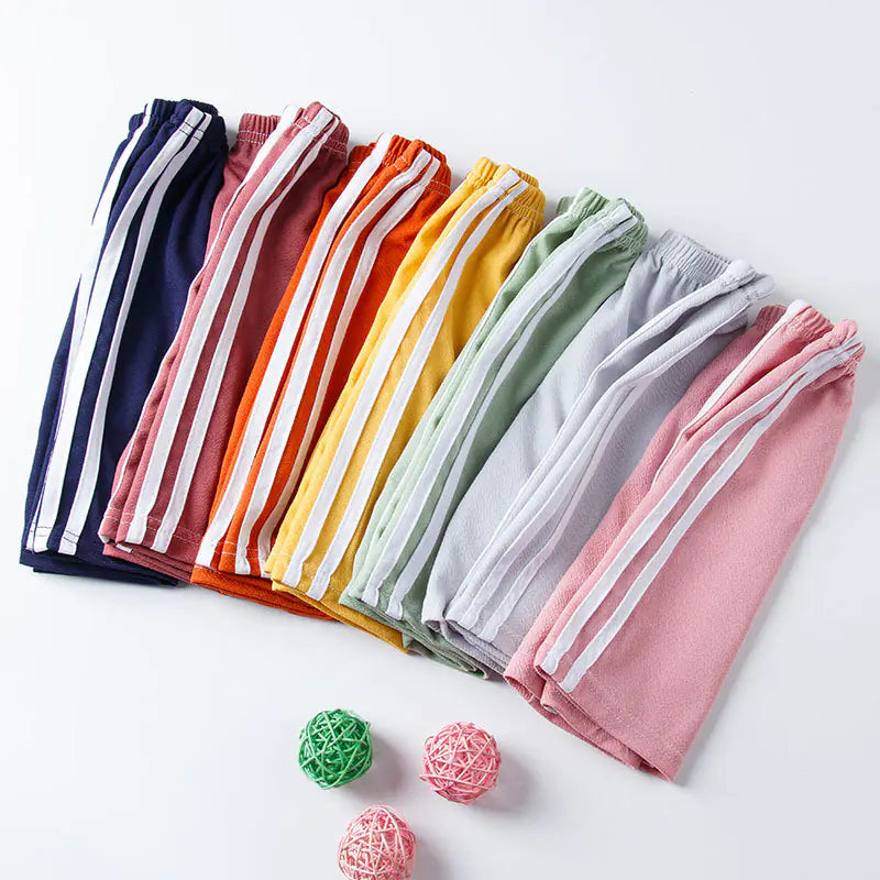 Summer Five-Point Pants for Kids Aged 3-8 Years