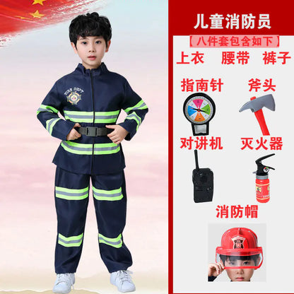 Firefighter Hero Costume for Kids