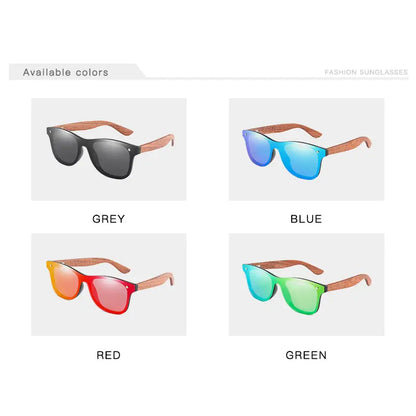 HDCRAFTER Retro Polarized Square Sunglasses KP1586