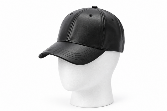 Men's Leather Baseball Cap