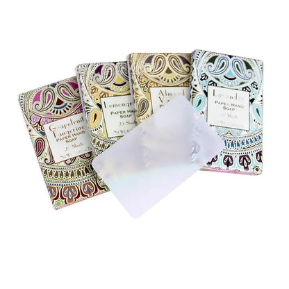 Instant Dissolving Paper Soap Sheets - Various Designs