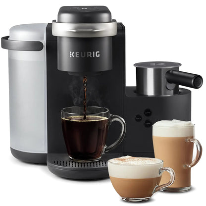 Keurig K-Cafe K-Duo Single Serve Coffee Latte and Cappuccino Maker Dark Charcoal