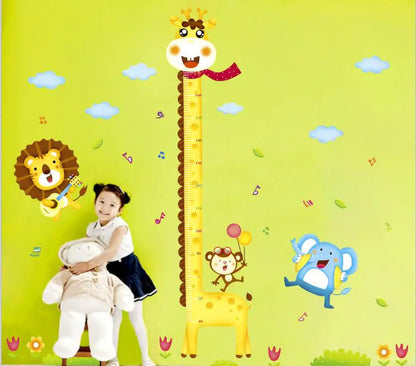 Giraffe Height Chart for Kids