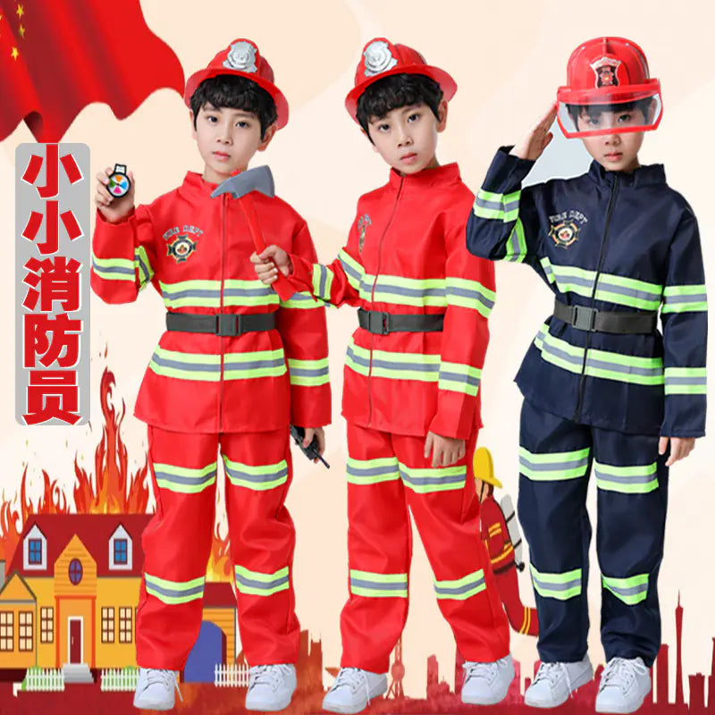 Firefighter Hero Costume for Kids