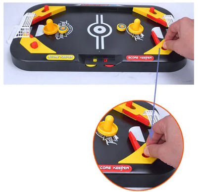 2-in-1 Ice Hockey and Mini Football Table Game