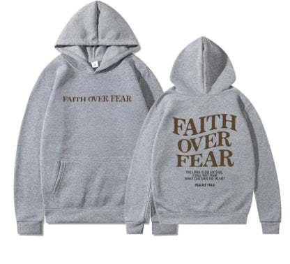 Faith Over Fear Casual Hoodie