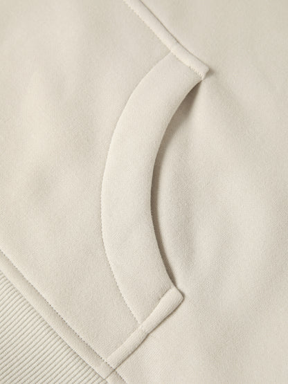 Accent Gold Cropped Half-Zip Sweatshirt