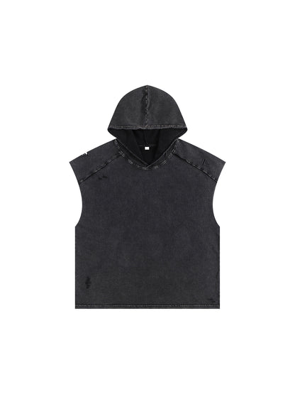 Original Era Classic Snow Washed Boxy Hooded Tank Top