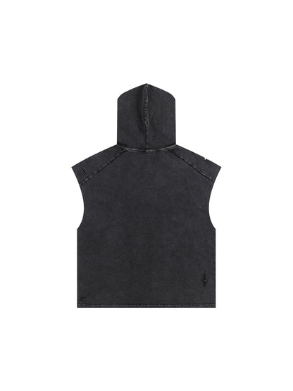 Original Era Classic Snow Washed Boxy Hooded Tank Top