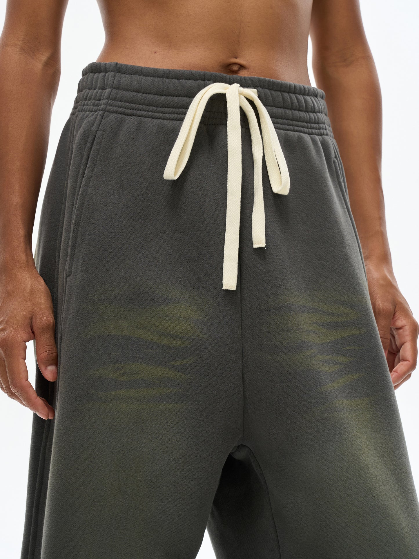 "Daisy Dove" Sunfade Curved Blade Fleece Sweatpants