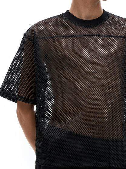 See-through Boxy Net T-Shirt