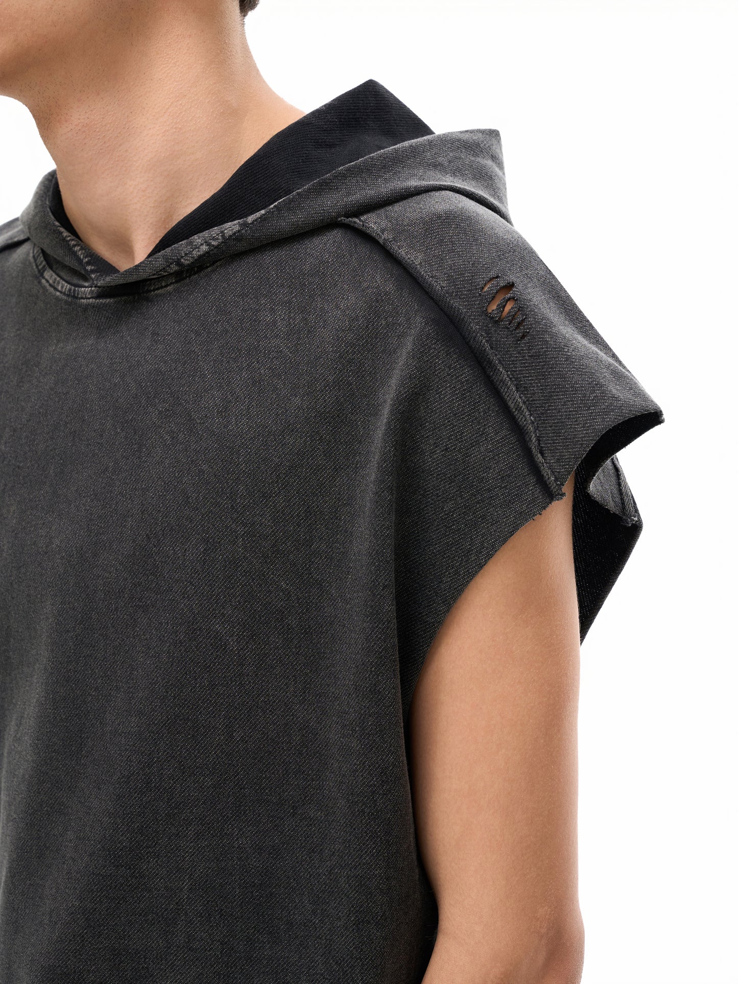 Original Era Classic Snow Washed Boxy Hooded Tank Top