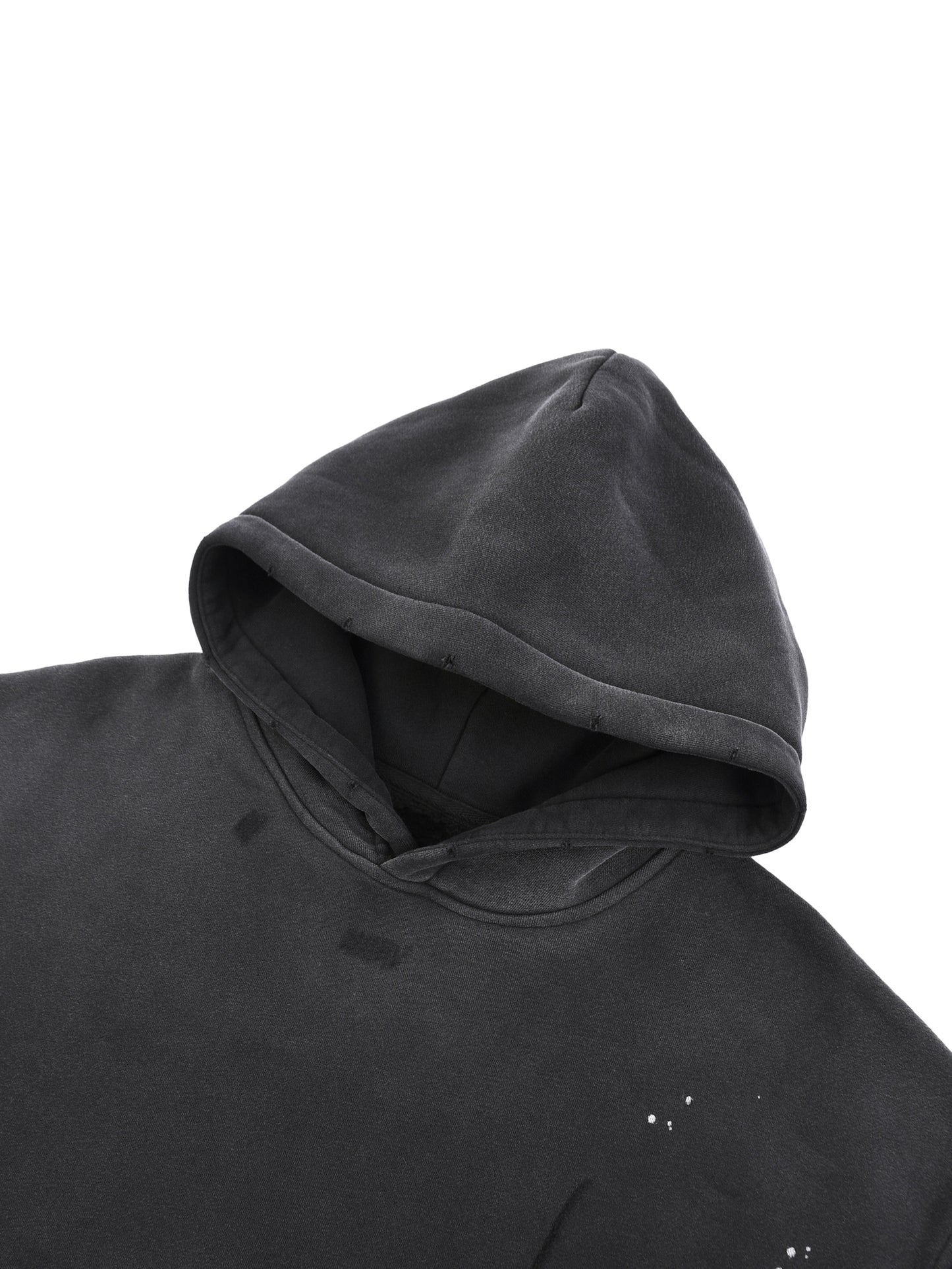 "Honest Lips" Vintage Washed Frayed Fleece Hoodie