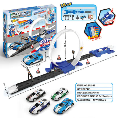 Speedster Track Ejection Car Set for Kids