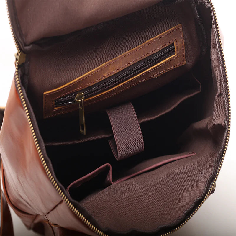 Men's Retro Large Capacity Backpack