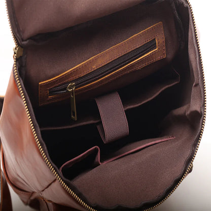 Men's Retro Large Capacity Backpack
