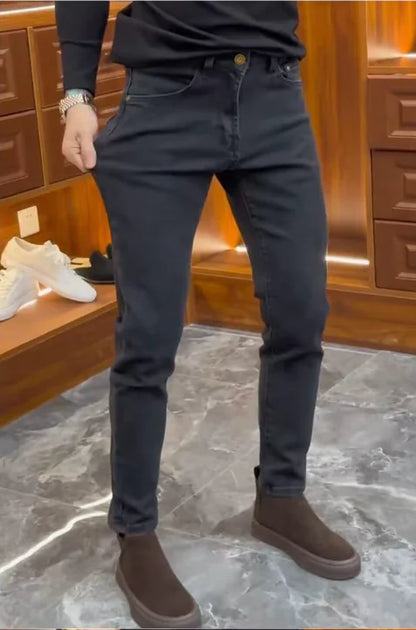 Men's Ripped Black Slim Fit Jeans