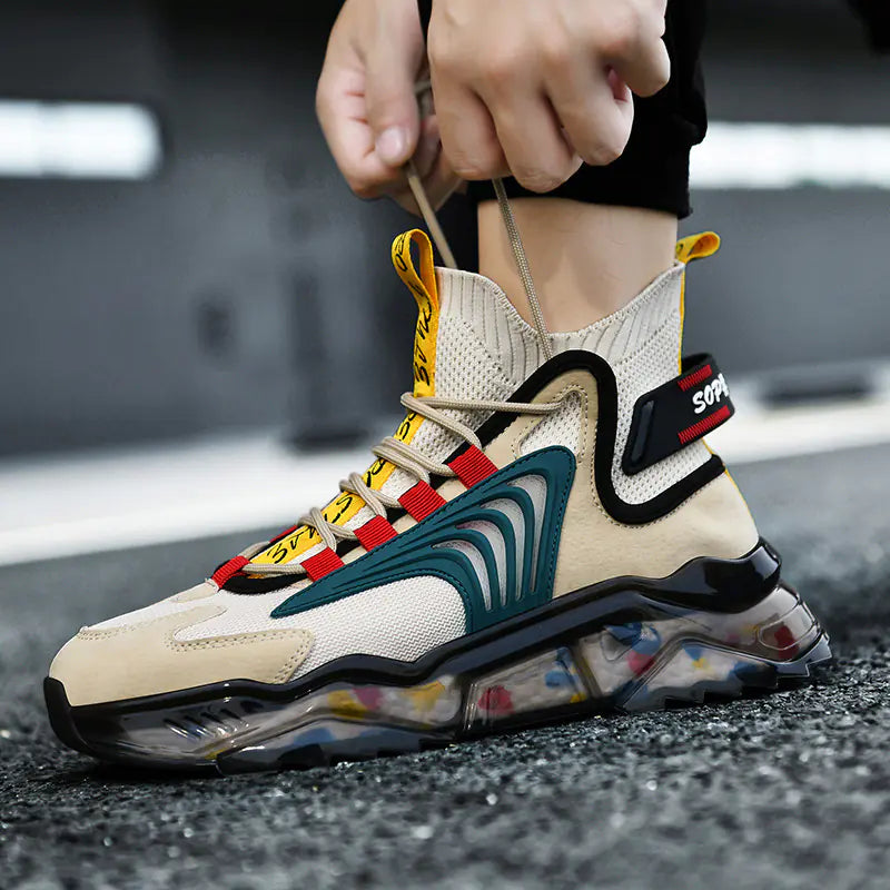 Colour Block Sock Sneakers