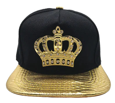 Baseball Cap with Crown Metal Logo