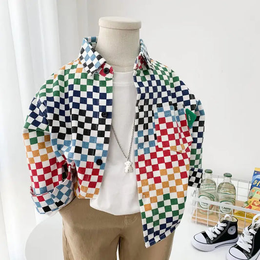 Kids' Trendy Mosaic Jacket