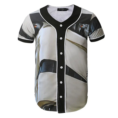 Customizable 3D Baseball Jersey with Creative Design