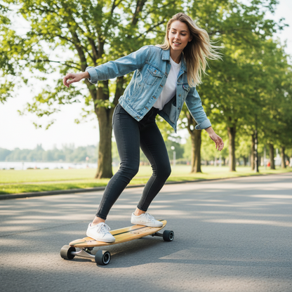 SurfRider 44" Bamboo Kicktail Longboard
