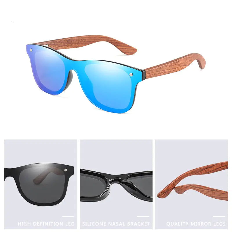 HDCRAFTER Retro Polarized Square Sunglasses KP1586