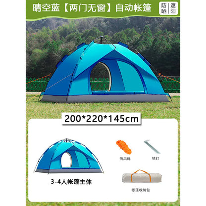 Winter Camping Tent for 5-8 People, Waterproof Set