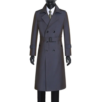 Men's Trendy Color Change Over The Knee Coat