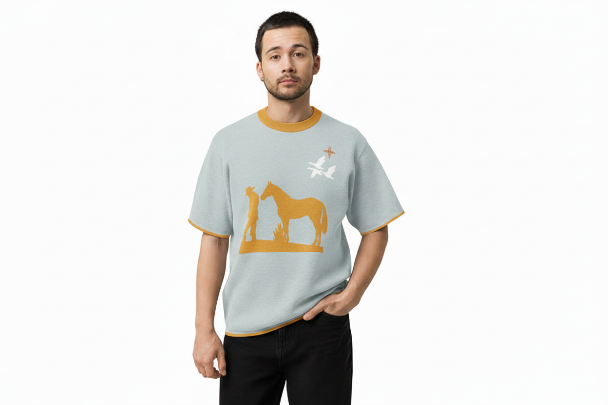 Knitted Classic Tee - Grace