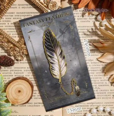 Classic Metal  Feather Bookmark – Elegant Reader's Gift