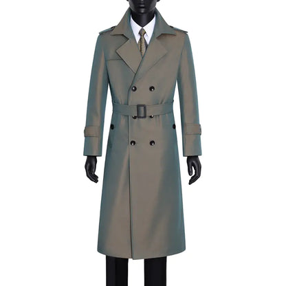 Men's Trendy Color Change Over The Knee Coat