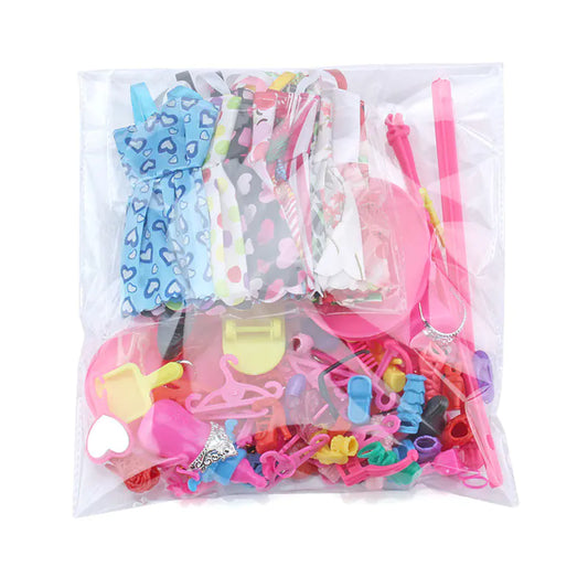 Barbie Dress-Up Accessories Set with 10 Outfits