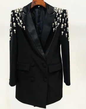 UV Dual Toothbrush Guard & Long Beaded Blazer (One Piece)