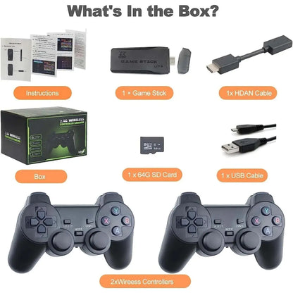 M8 Retro Wireless Console - 64GB SD