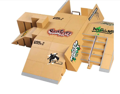 Alloy Mini Skateboard Park Kit