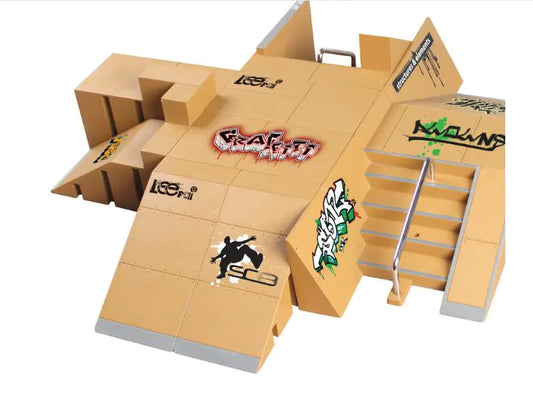 Alloy Mini Skateboard Park Kit