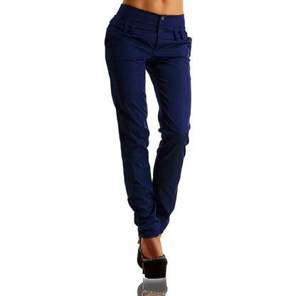 Chic High-Waist Harem Slacks