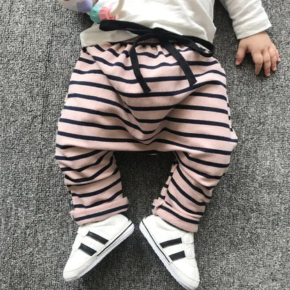 Chic Striped Harem Trousers