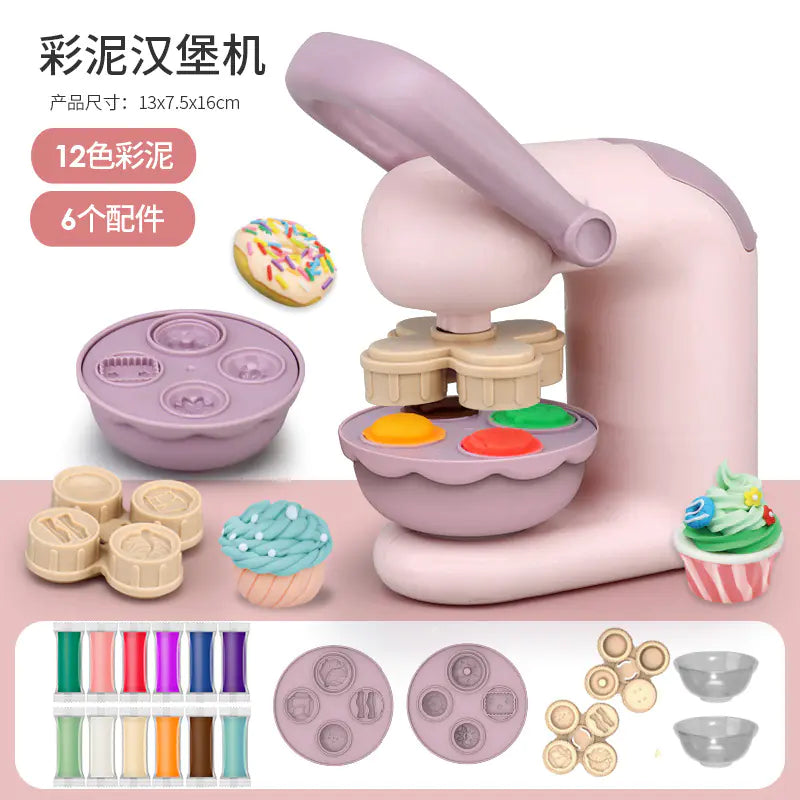 DIY Creative Kids Clay Noodle Make and Molding Set