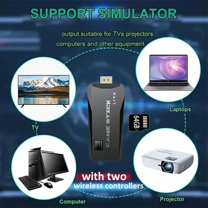M8 Retro Wireless Console - 64GB SD