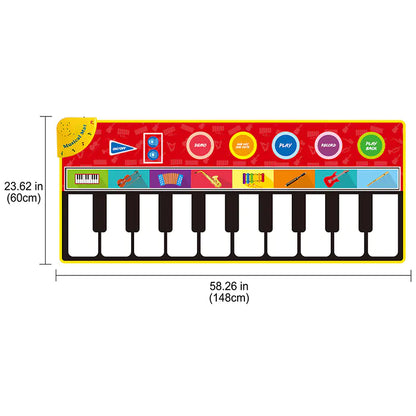 Giant Piano Music Mat for Kids - Dance and Play