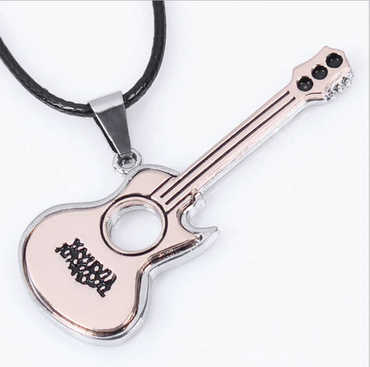 Guitar Necklace, Country Music Pendant for Fashion Lovers
