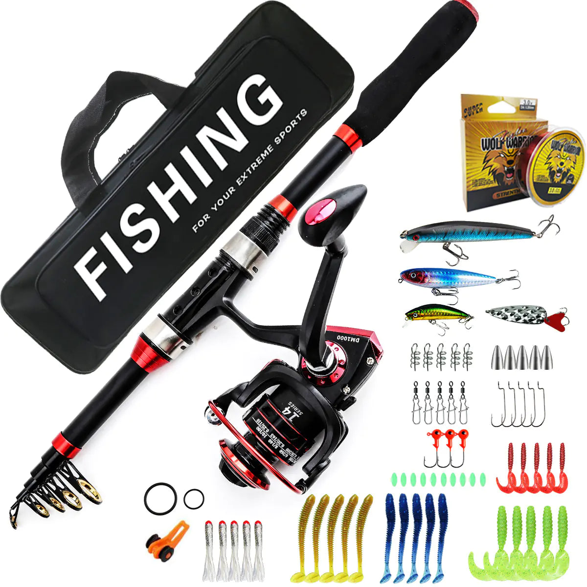 ZURYP Ultimate Surfcasting & Lure Fishing Kit