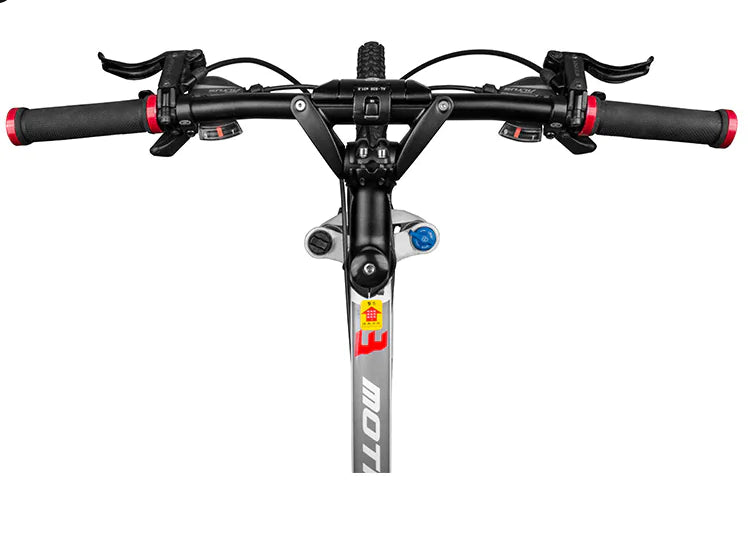 Foldable Mountain Bike with Cross Handle Design