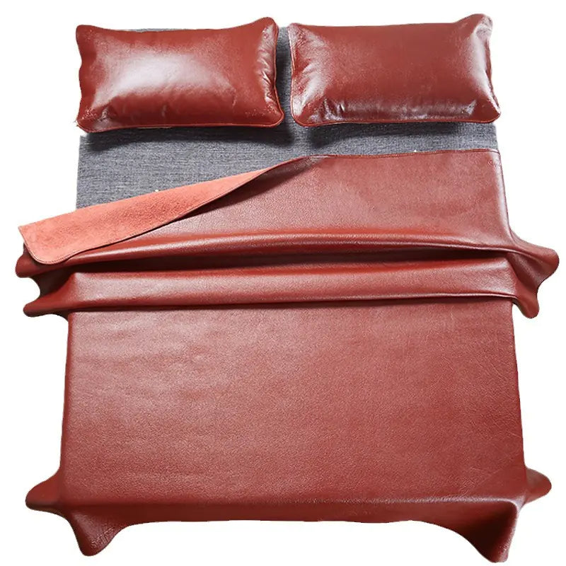 Genuine Leather Cooling Mat Set for 1.5m and 1.8m Beds