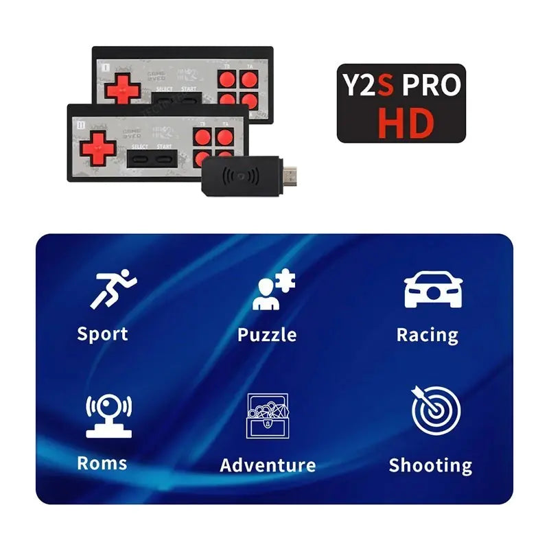 HDMI Retro Console Y2S with Dual Wireless Controllers