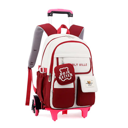 Nature Fish Student Roller Backpack