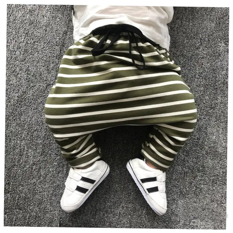 Chic Striped Harem Trousers