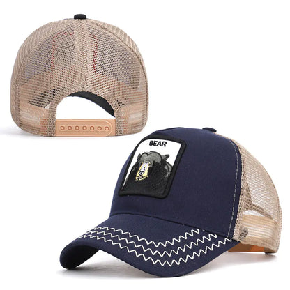 Chic Animal Stitch Baseball Cap